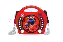 Lecteur CD portable avec 2 microphones Miraculous