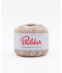 Fil de coton à tricoter Phil Splendor - Phildar Beige Ecru