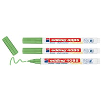 Lot de 3 marqueurs craie liquide EDDING 4085 - Vert métallisé - Pointe 1-2 mm