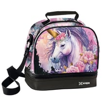 Sac goûter isotherme Licorne Magique 21 CM - sac déjeuner