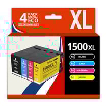 PGI-1500XL - Pack 4 cartouches compatibles Canon Maxify MB2150 MB2350 MB2750 - 123CONSOMMABLES