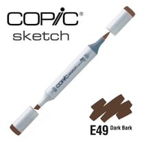 Copic - Marqueur à l'alcool Copic Sketch E49 Dark Brown