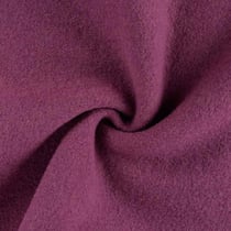 Tissu Laine bouillie Isolde uni Mauve
