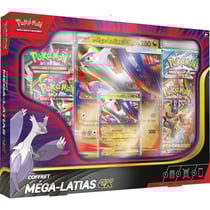 Coffret pokemon méga latias ex pv 280 - 4 boosters - cartes à collectionner français