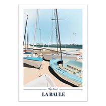 Affiche 50x70 cm - La Baule Version 2 - LPX Illustration