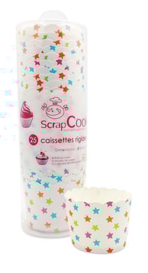 Caissettes de cuisson étoiles x 25