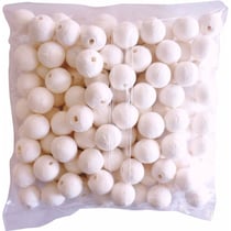 Graine Créative - Boules cellulose blanches ø1,8cm (100 pièces)