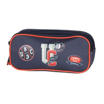 Trousse rectangulaire Camps Girl 22 CM - 2 Compartiments Multi Patch