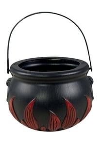 Chaudron de sorcière - avec flammes, Ø 17cm