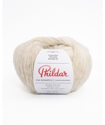 Pelote de Laine et Baby Alpaga PHIL ROMANTICO - Phildar Ecru