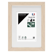 Cadre photo Wild brut 13x18 cm avec passe-partout 9x13 cm