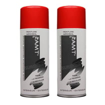 Lot de 2 sprays de peinture - rouge métallisé - AMT