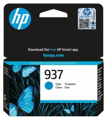 Cartouche d'encre HP 937 - Cyan - Rendement standard - 800 pages