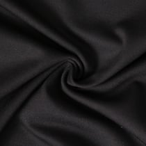 Tissu Jersey Viscose épais Romana uni Noir