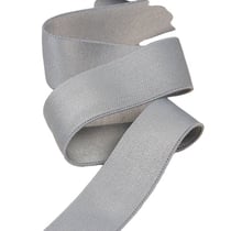 Elastique microfibre ultra doux gris clair au mètre