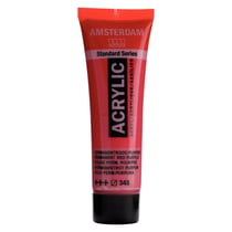 Peinture acrylique en tube - Rouge pourpre permanent - 348 - Amsterdam - 20ml