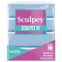 Pâte III bleu ciel - 57 gr - Sculpey