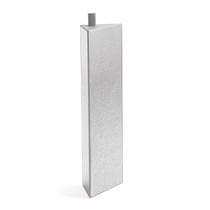 Lexon Enceinte sans fil Bluetooth Prisme Long Design Élégant Puissant Argent