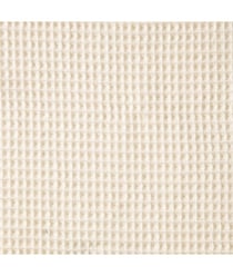 Tissu coton Nid d'Abeille de 150 cm de largeur Ecru vendu par 50 cm