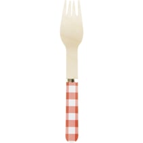 8 Fourchettes en Bois Guinguette