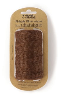 Bobine de Fil de jute 2 mm Marron