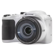KODAK Pixpro Astro Zoom AZ255 - Appareil Photo Bridge Numérique 16 Mpixels, Zoom Optique 25X, Video HD 1080p, Grand Angle 24 mm, Stabilisateur Optique d'Image, Ecran LCD 3, Pile AA - Blanc