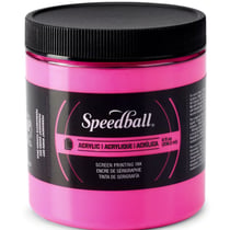 Encre acrylique rose pour sérigraphie - Speedball