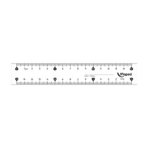 Règle plate 15cm en plastique - Maped