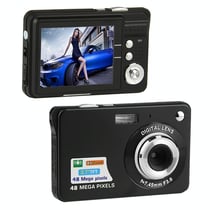 Appareil Photo Numérique 18MP Vidéo HD Zoom 8x Écran LCD 2.7 Pouces Anti-Tremblement Noir YONIS