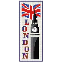 Kit à broder point de croix marque page Big-Ben