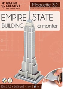 Maquette 3D Mousse Empire State Building