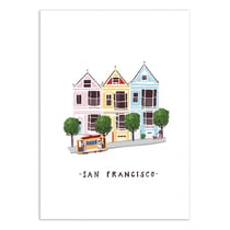 Affiche 50x70 cm -  San Francisco - Maja Tomljanic