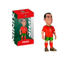 Figurine Minix - Cristiano Ronaldo CR7 - 7 cm - Coupe du Monde - Portugal - Football Stars Mini