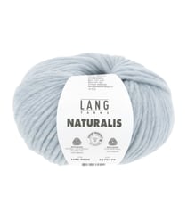 Pelote de laine Mérinos à tricoter Naturalis - Lang Yarns 20 bleu glacier