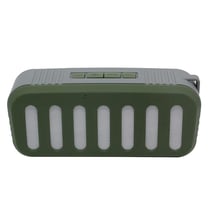 Enceinte Bluetooth Forme Pot D'échappement Voiture TWS Support Carte TF FM AUX USB Vert YONIS