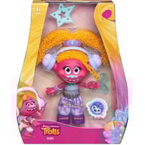 Trolls dj suki - figurine 23 cm - dessin animé - hasbro b7356