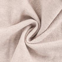 Tissu Laine bouillie  Isolde uni Ecru
