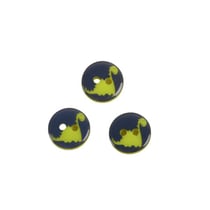 Lot de 6 boutons 2 trous enfant dinosaure 13mm