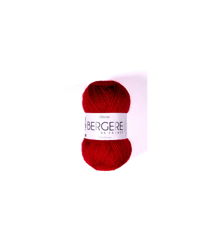 Pelote FLOCON - Bergère de France VERMILLON