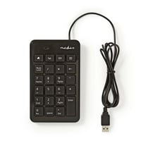 Nedis Clavier Pavé Numérique Externe Filaire USB-A avec Touches Multimédia Bureau Noir
