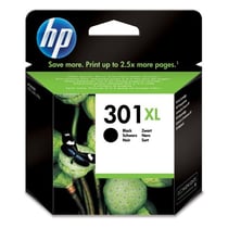 HP 301XL Cartouche d'encre noire grande capacité authentique (CH563EE) pour HP Envy 4505 et HP DeskJet 1050/1512/2548/3057A