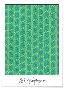 Affiche Tile Wallpaper | A3 : 29,7x42cm
