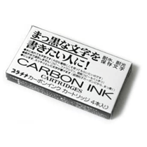 Cartouches - Encre Noire Carbone - Recharge - Etui de 4 - Calligraphie - Platinum