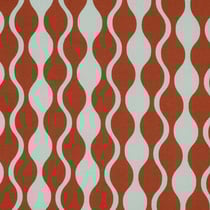 Tissu EcoVero Viscose Wavy sur fond Orange