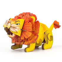 MierEdu PUZZLE 3D CONSTRUCTION&SON: ANIMAUX SAUVAGES / LION 13,38x6,48x6,79cm, avec son, fonctionne sur une piles
bouton CR2032 (incl.), en boîte 10,8x3,5x19,4cm, 6+