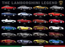 Puzzle 1000 pièces - The Lamborghini Legend - Eurographics