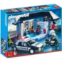 PLAYMOBIL Commissariat et vehicules de police - 5013