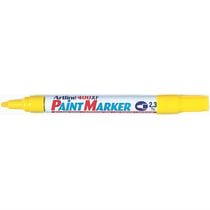 Marqueur Paint 400 XF permanent indélébile pointe conique 2,3 mm jaune ARTLINE