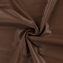 Tissu Simili cuir souple uni Marron - Au mètre