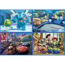 4 puzzles enfant cars - toy story - monstres et cie - nemo 50 - 80 - 100 - 150 pieces - educa - 15615